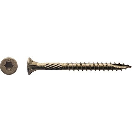 Big Timber No. 9 x 2 In. Bronze Flat Head Wood Screw, 590PK 5BTX92